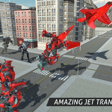 Air Robot Game - Flying Robot Transforming Plane