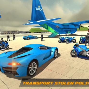 Police Car Transporter Plane – Police Crime City